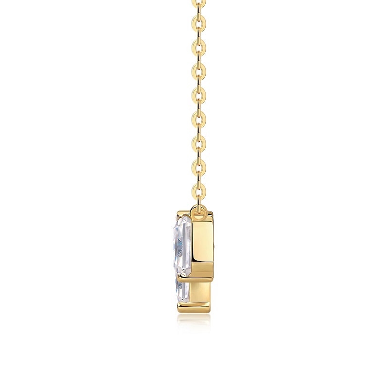 Double Diamond Shadow - A Fashionable And Trendy Necklace Pendant Set With Top-quality