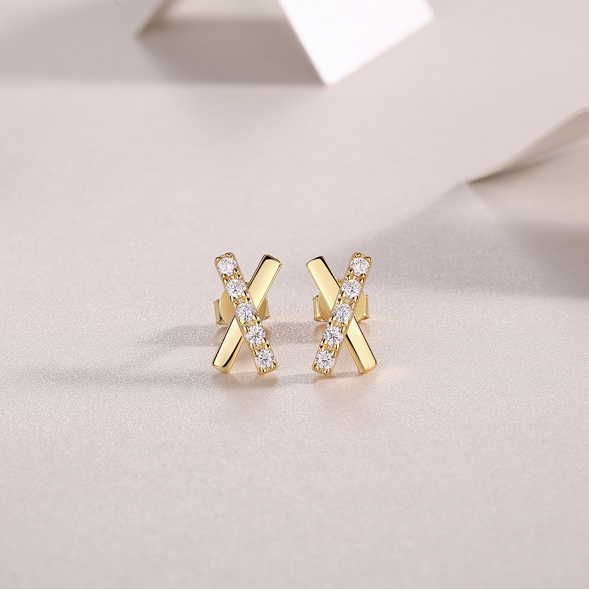 Dream Road - Premium Moissanite Luxury Fashion Light Luxury Jewelry Silver Stud Earrings