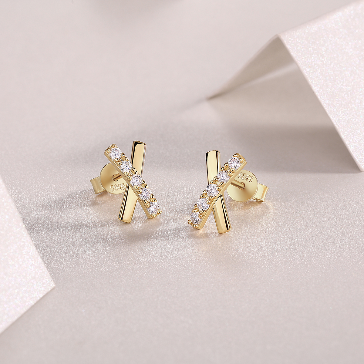 Dream Road - Premium Moissanite Luxury Fashion Light Luxury Jewelry Silver Stud Earrings