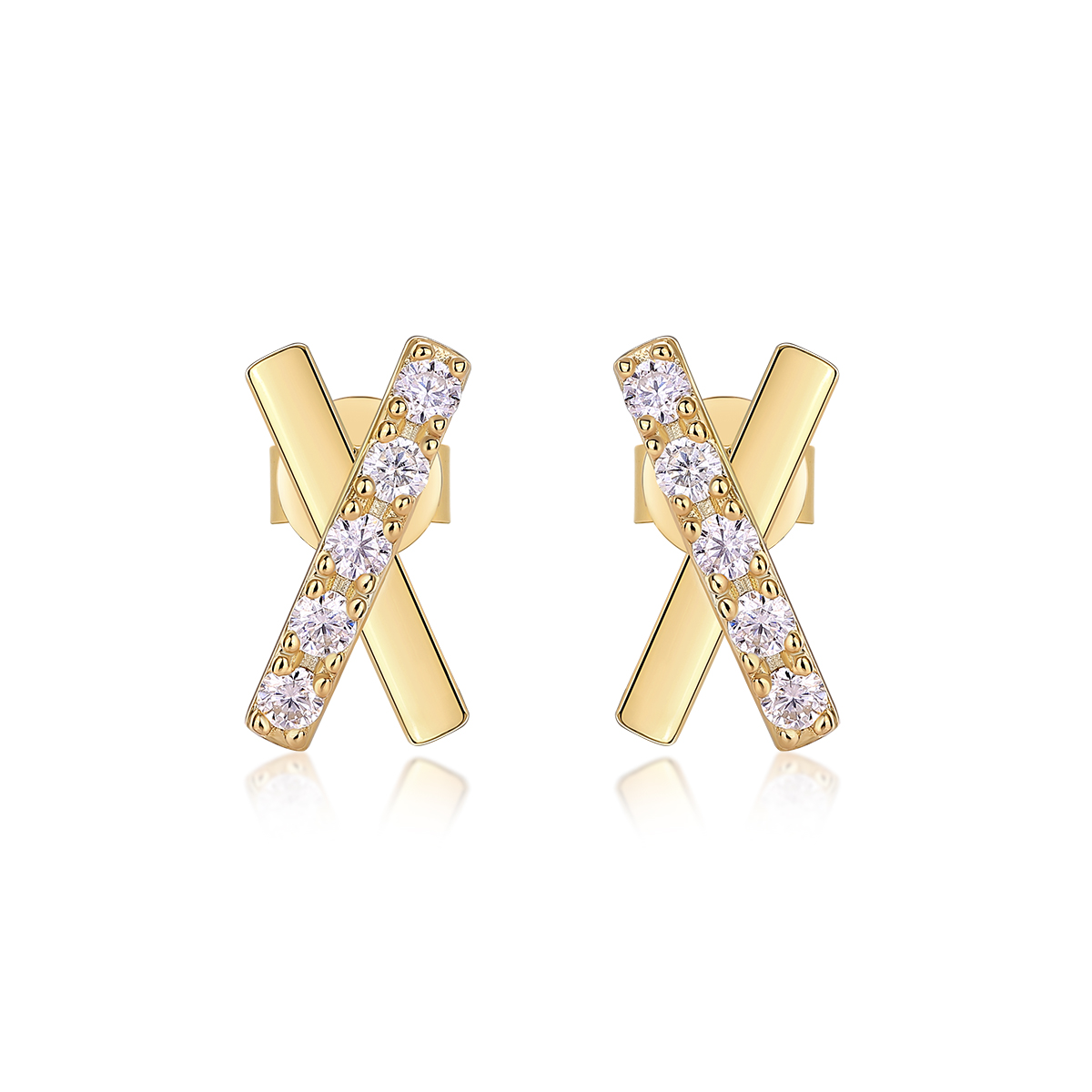 Dream Road - Premium Moissanite Luxury Fashion Light Luxury Jewelry Silver Stud Earrings