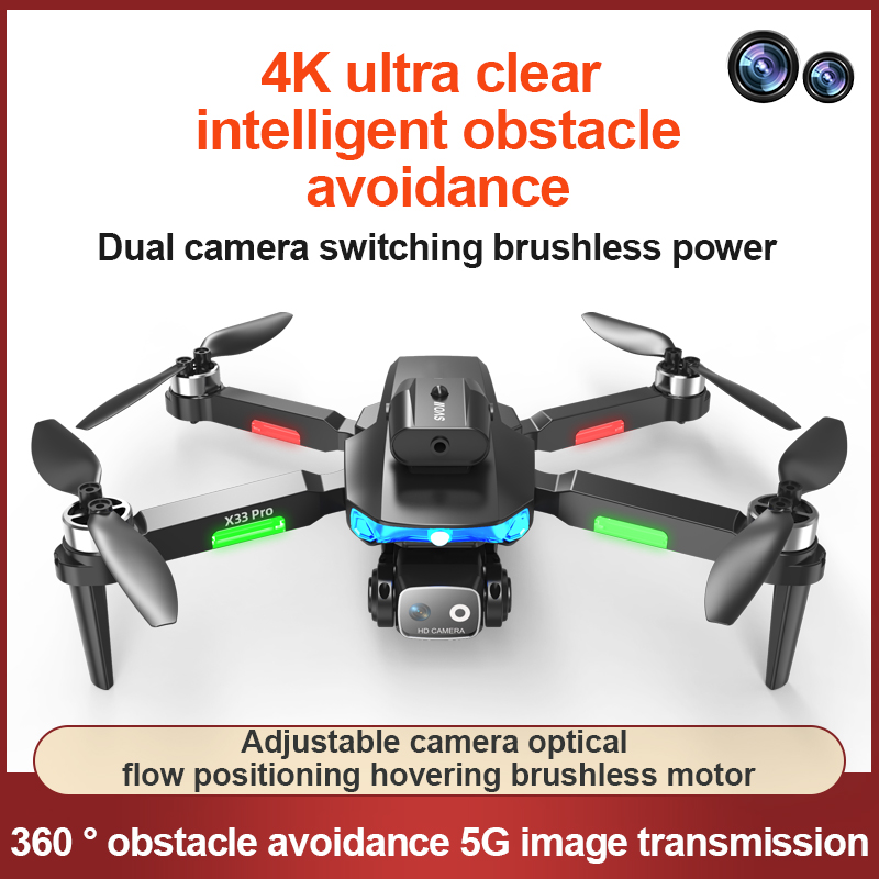 Dual Camera Dual Electric Drone--black