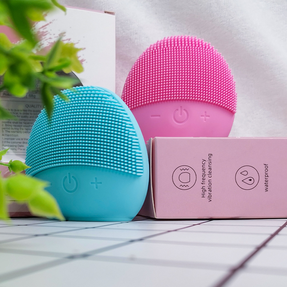 Electric Silicone Cleansing Instrument Wash Face And Shrink Pores Cleaner