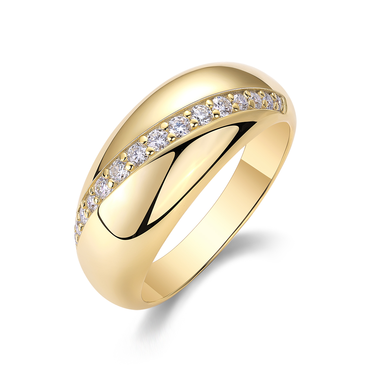 Elegant And Simple - A Luxurious And Fashionable Light Luxury Jewelry Silver Ring Set With