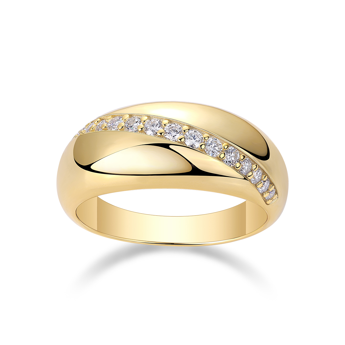 Elegant And Simple - A Luxurious And Fashionable Light Luxury Jewelry Silver Ring Set With