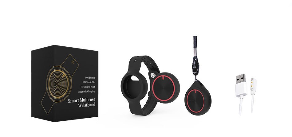 Notruf, NFC-Beschleunigungssensor, Bluetooth-Positionierungsarmband