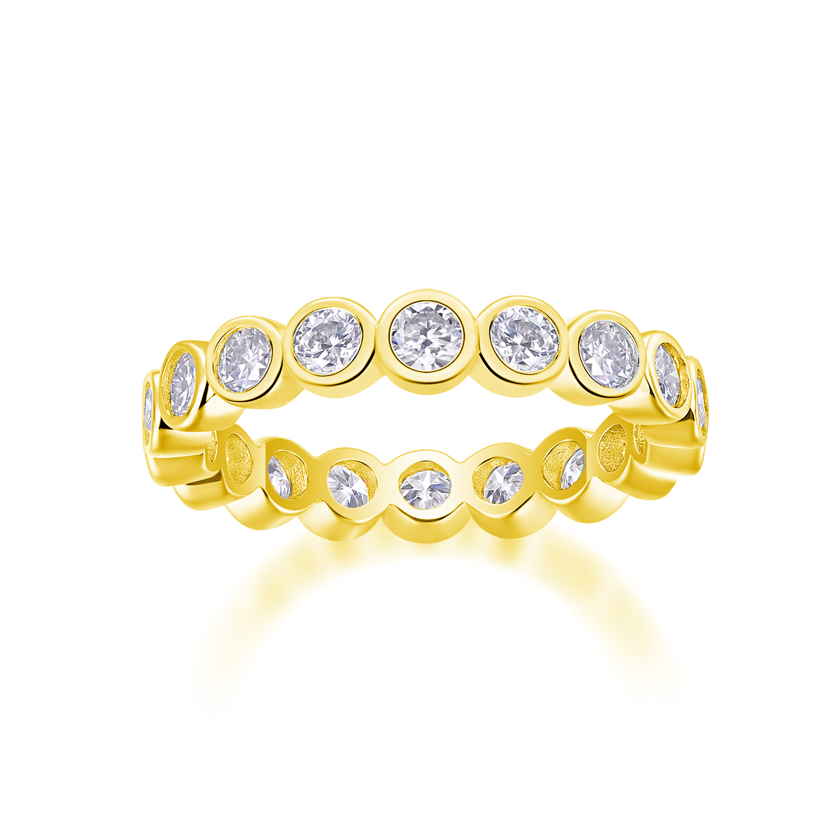 Emerging From The Cocoon - A Wedding Ring Set With Top-quality Moissanite Silver And