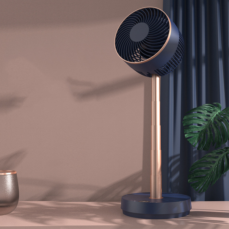 Emmett Novi sklopivi teleskopski ventilator za cirkulaciju vazduha Podni ventilator za domaćinstvo, električni ventilator