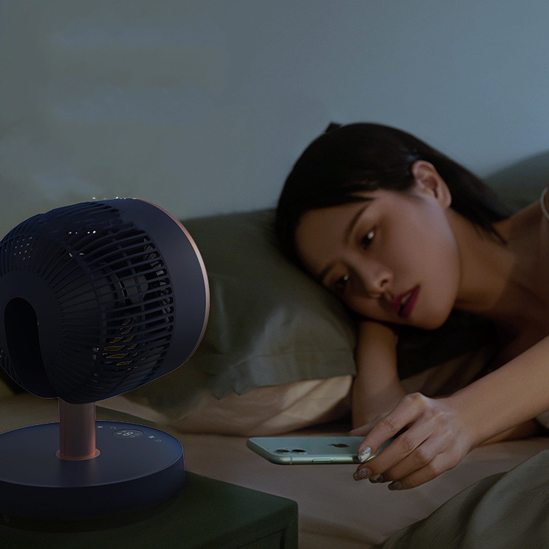 Emmett Novi sklopivi teleskopski ventilator za cirkulaciju vazduha Podni ventilator za domaćinstvo, električni ventilator