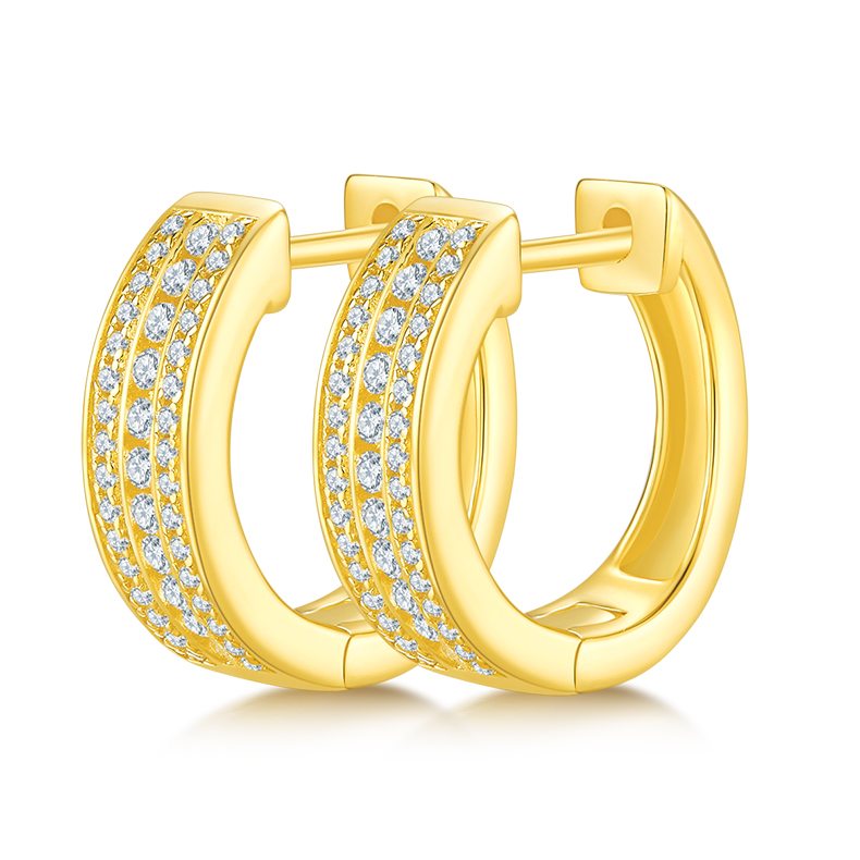 Engraved With Top-quality Moissanite, This Luxurious And Fashionable Minimalist Jewelry