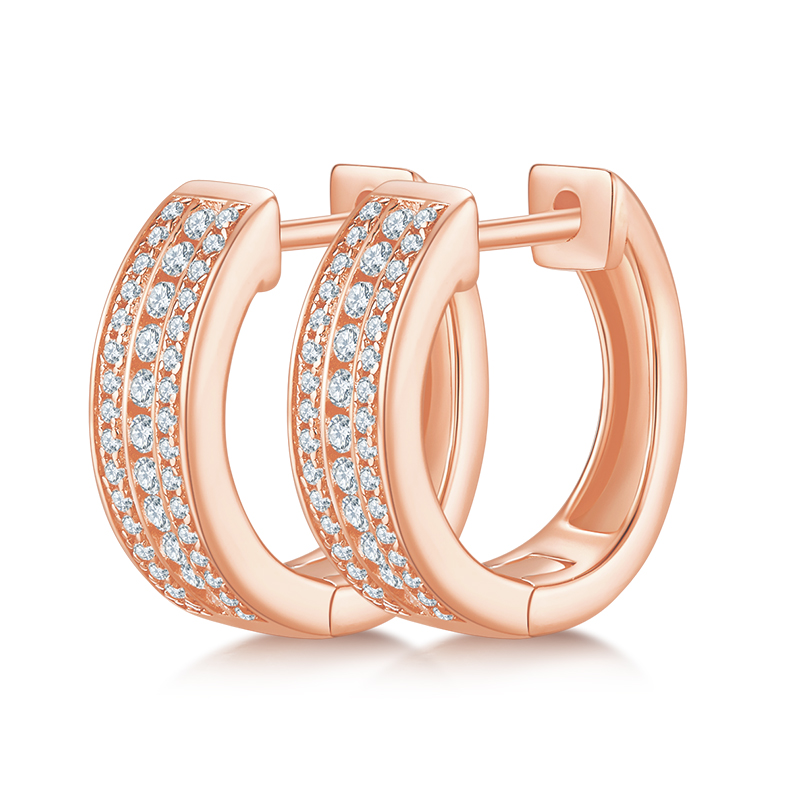 Engraved With Top-quality Moissanite, This Luxurious And Fashionable Minimalist Jewelry