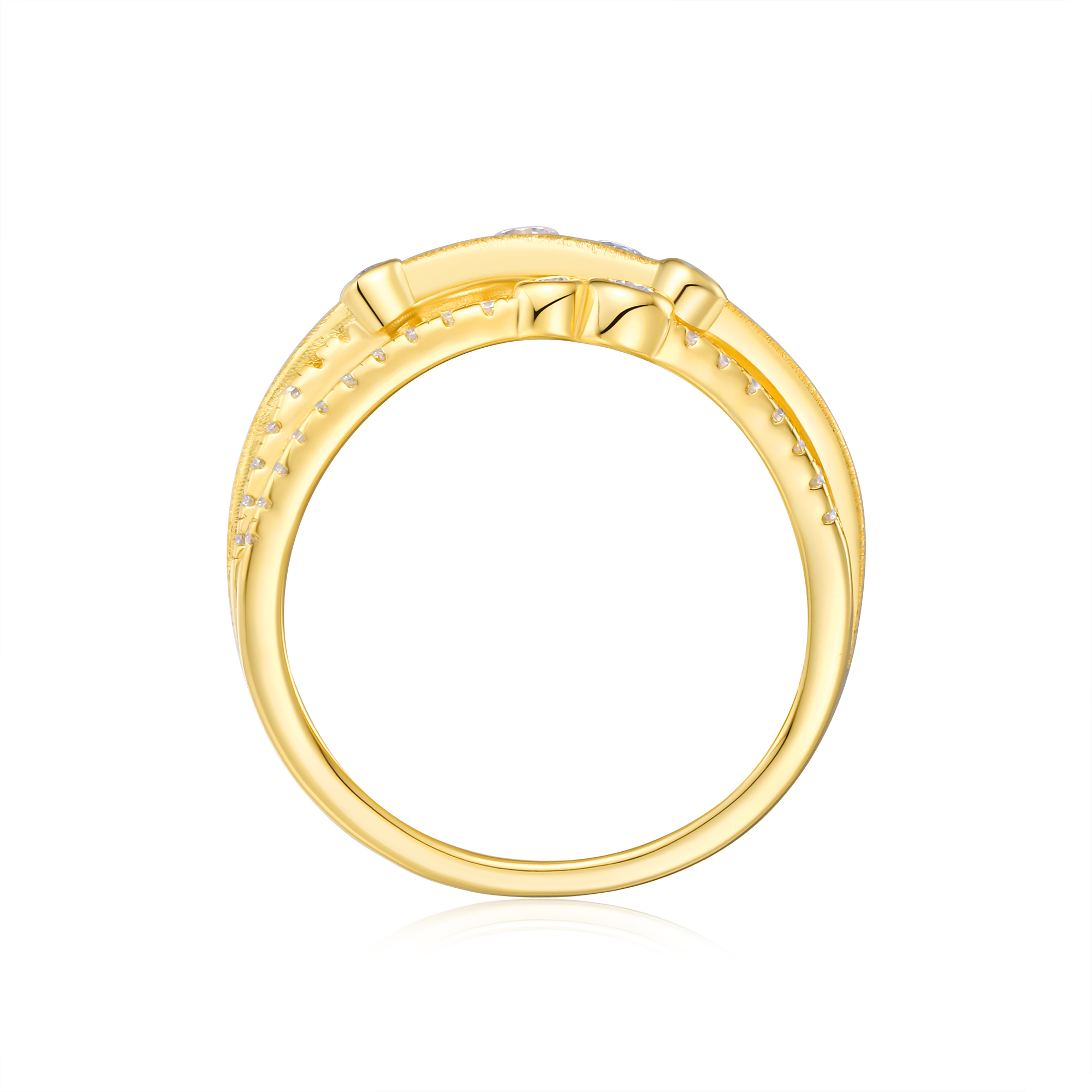 Engraved With Top-quality Moissanite, This Luxurious And Fashionable Minimalist Jewelry