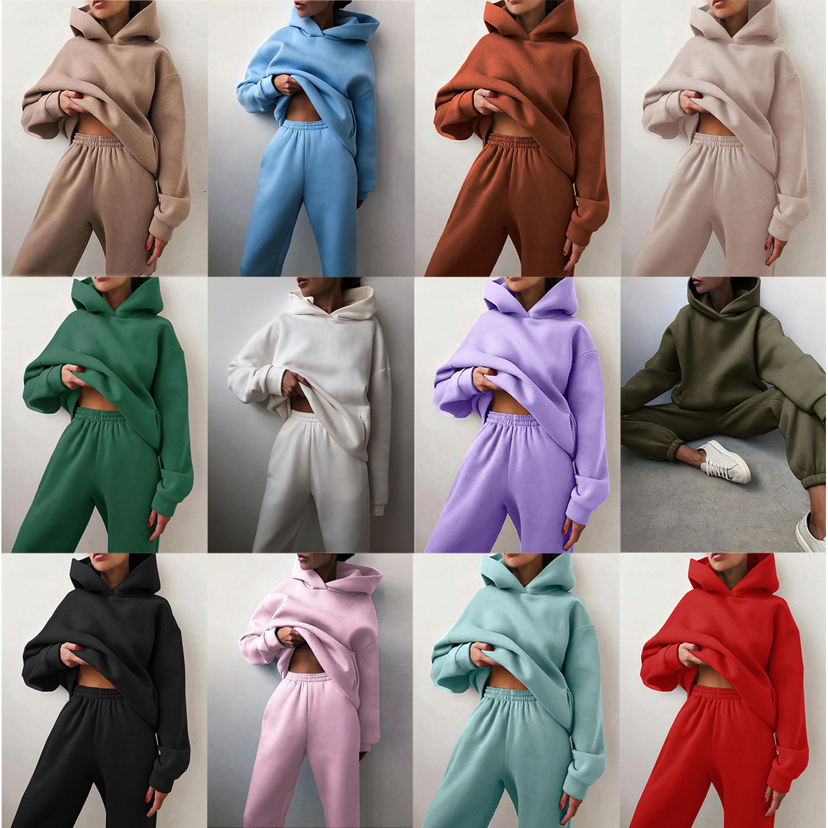 European And American 2022 Autumn And Winter Amazon Casual Fashion Thickened Long Sleeve
