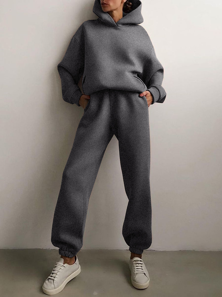 European And American 2022 Autumn And Winter Amazon Casual Fashion Thickened Long Sleeve