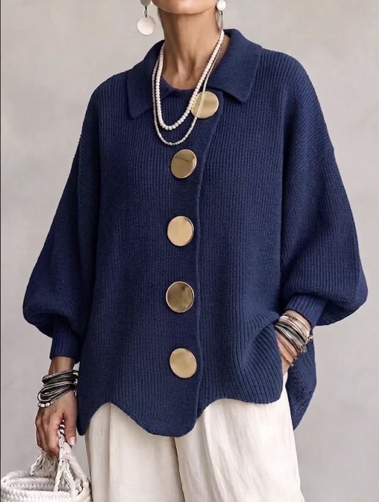 European And American Autumn And Winter Women S Knitted 1793452859677