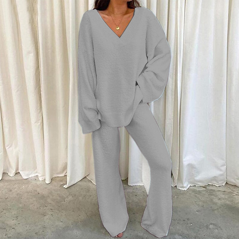 European And American Independent Station European Station Winter Comfortable Solid Color