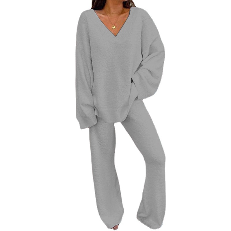 European And American Independent Station European Station Winter Comfortable Solid Color
