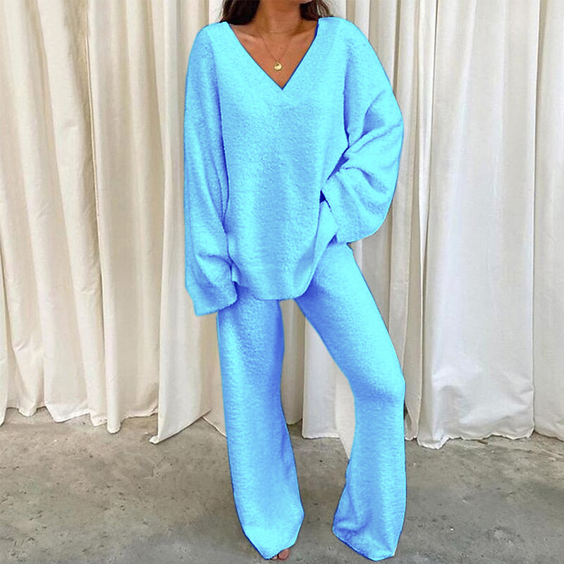 European And American Independent Station European Station Winter Comfortable Solid Color