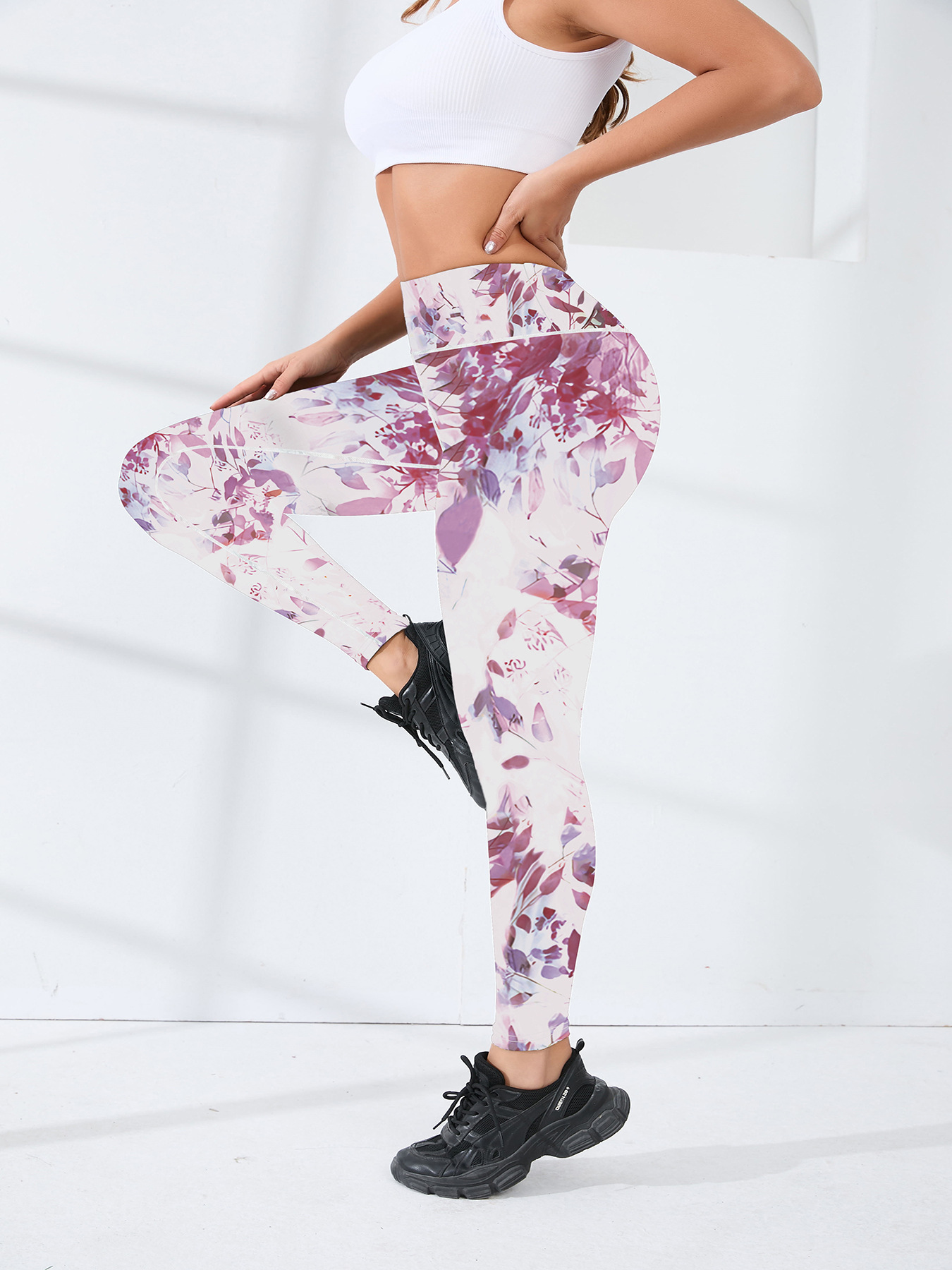 European And American New Yoga Pants, Slim Fit, Christmas Digital Print, Comfortable