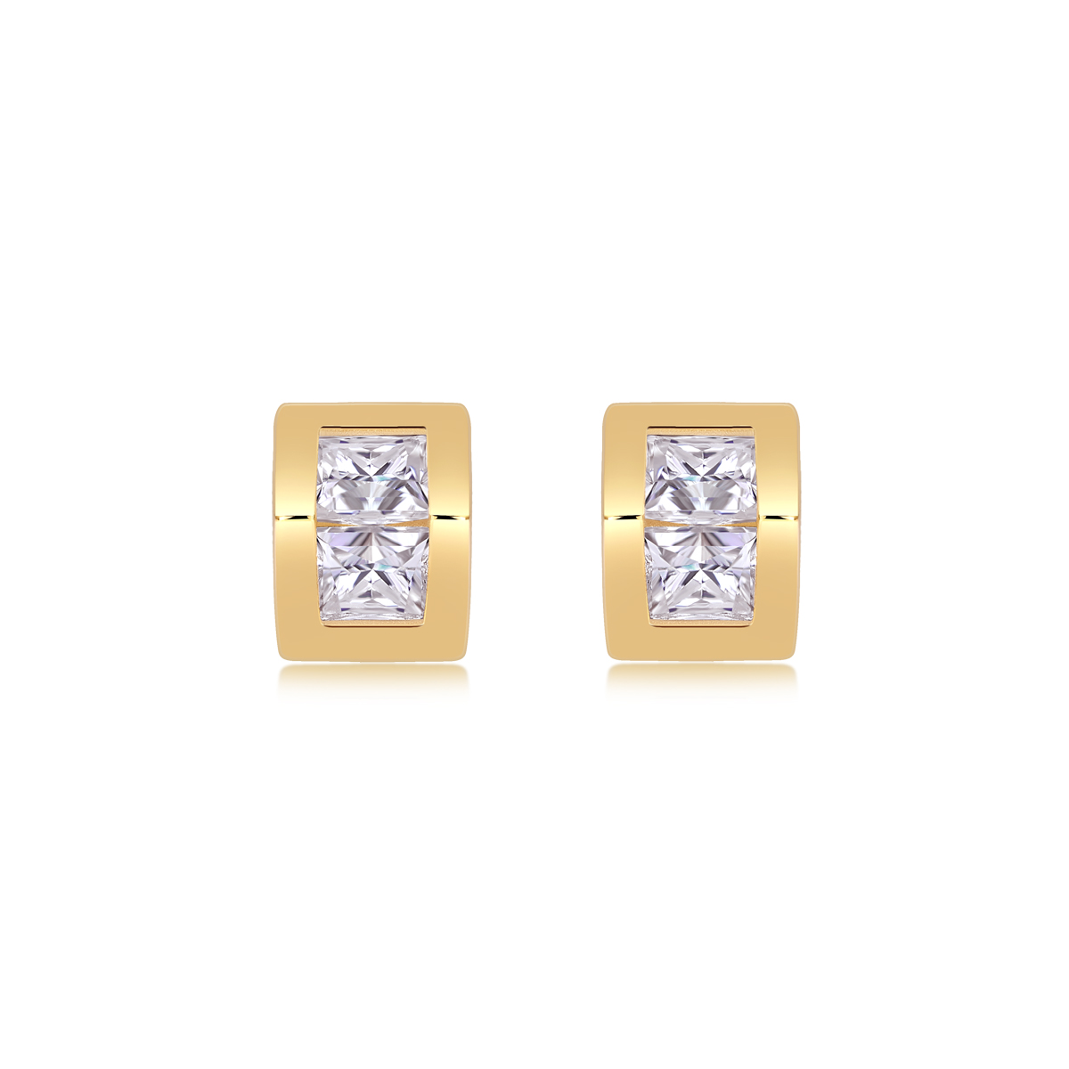 Exclusive - Top-quality Moissanite Luxury And Fashionable Light Luxury Jewelry Silver Stud