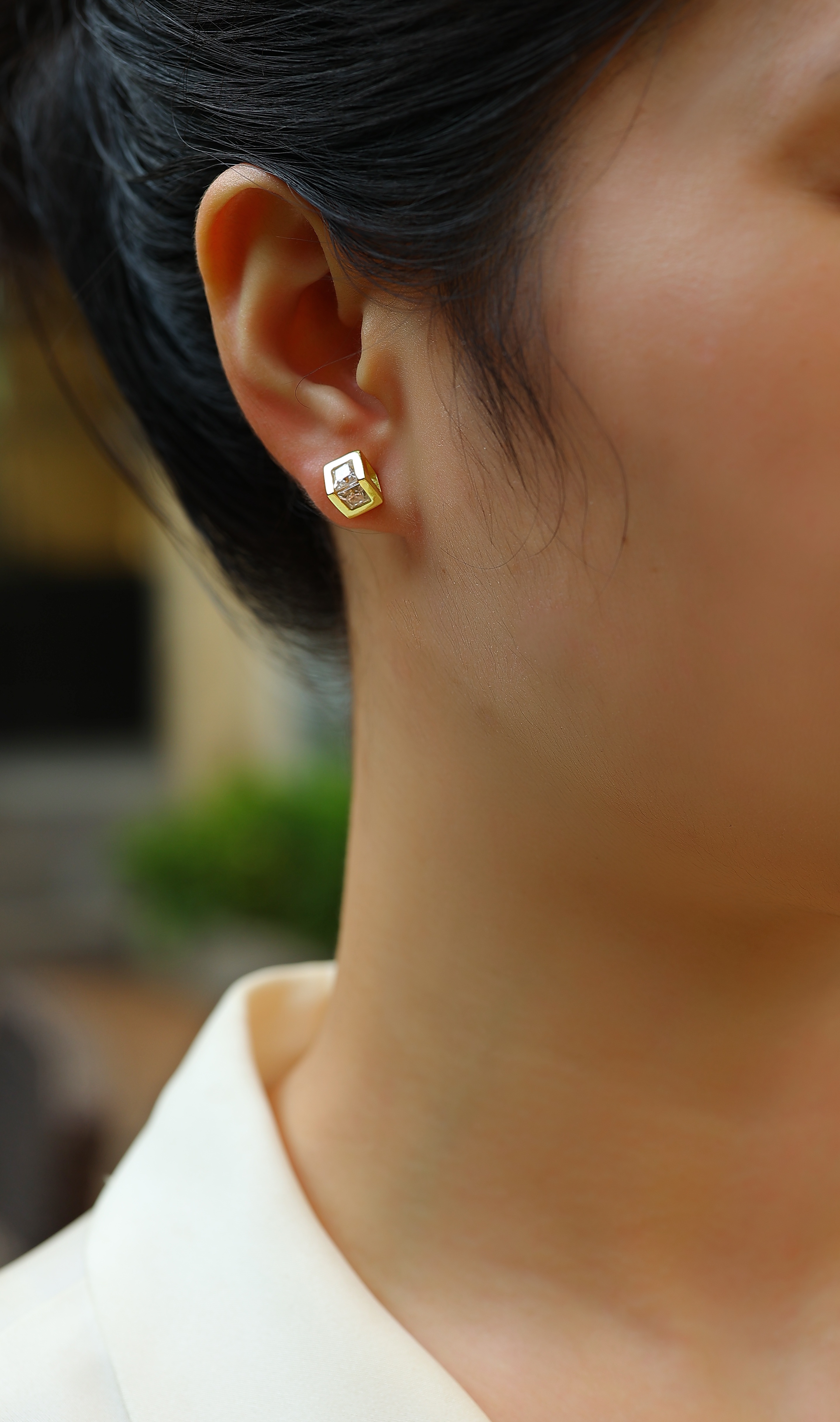 Exclusive - Top-quality Moissanite Luxury And Fashionable Light Luxury Jewelry Silver Stud