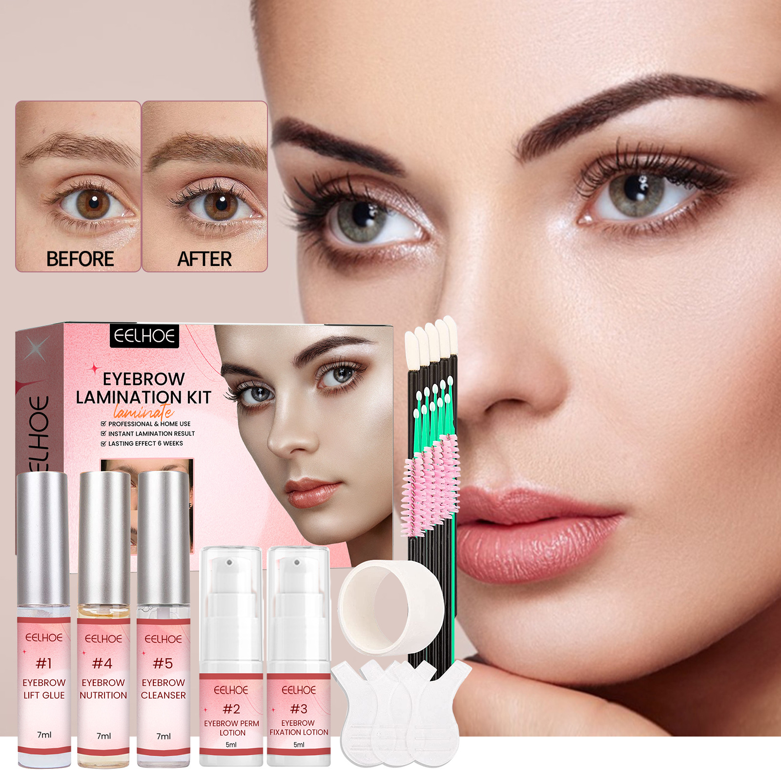 Eyebrow Laminated Suit Long-lasting Shaping
