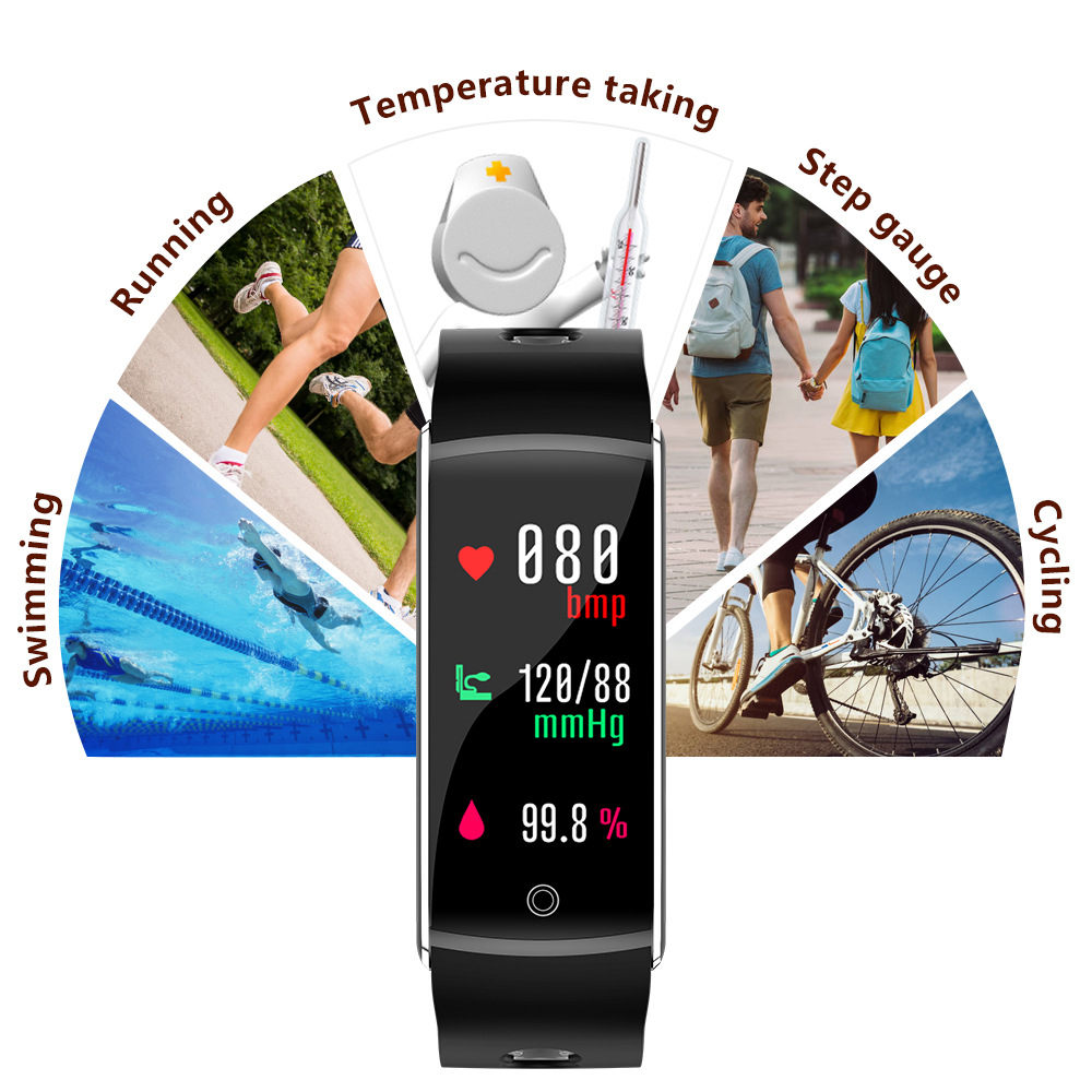 Pametna narukvica sa temperaturom tela F10T