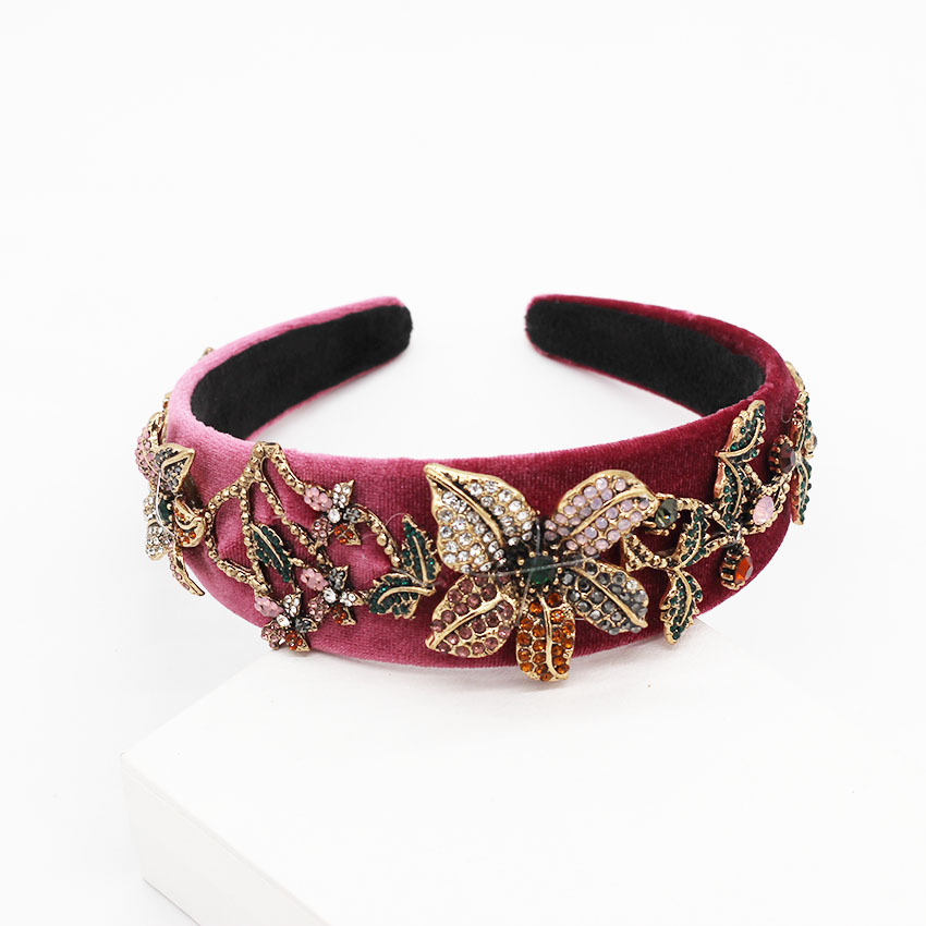 Modisches diamantfarbenes Blumen-Stirnband