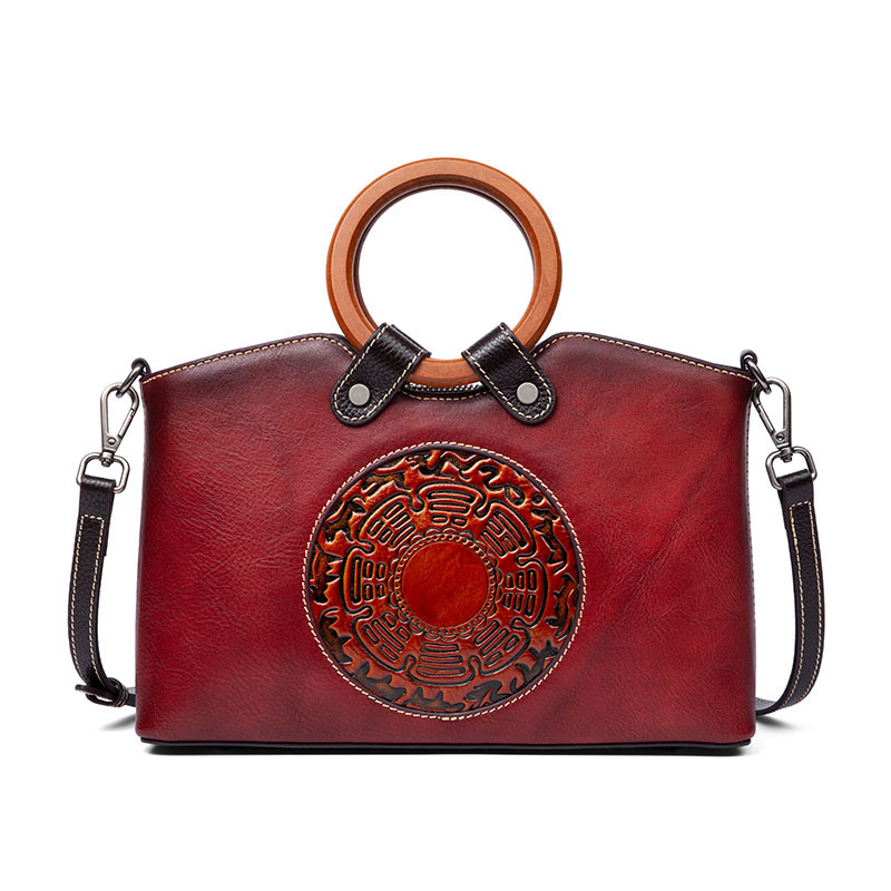 Fashion Vintage Designer Ladies Bags Genuine Leather Womens Handbags Shoulder Bag