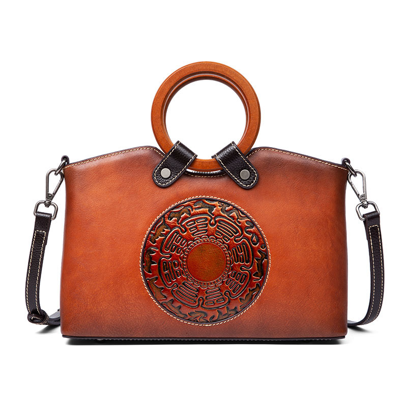 Fashion Vintage Designer Ladies Bags Genuine Leather Womens Handbags Shoulder Bag