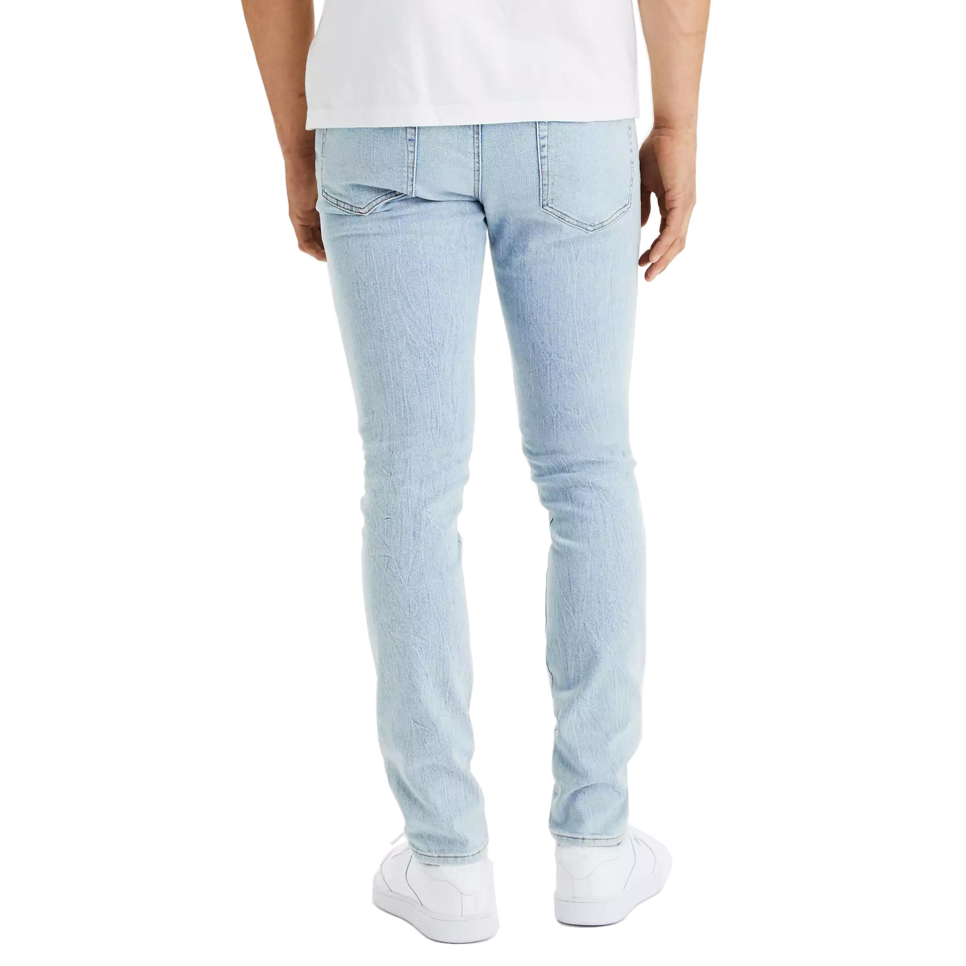 Fashion Washed Men's Jeans Slim-fit Stretch Men's Jeans
