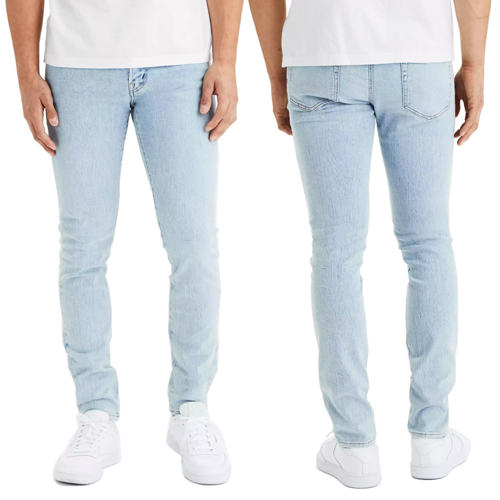 Fashion Washed Men's Jeans Slim-fit Stretch Men's Jeans