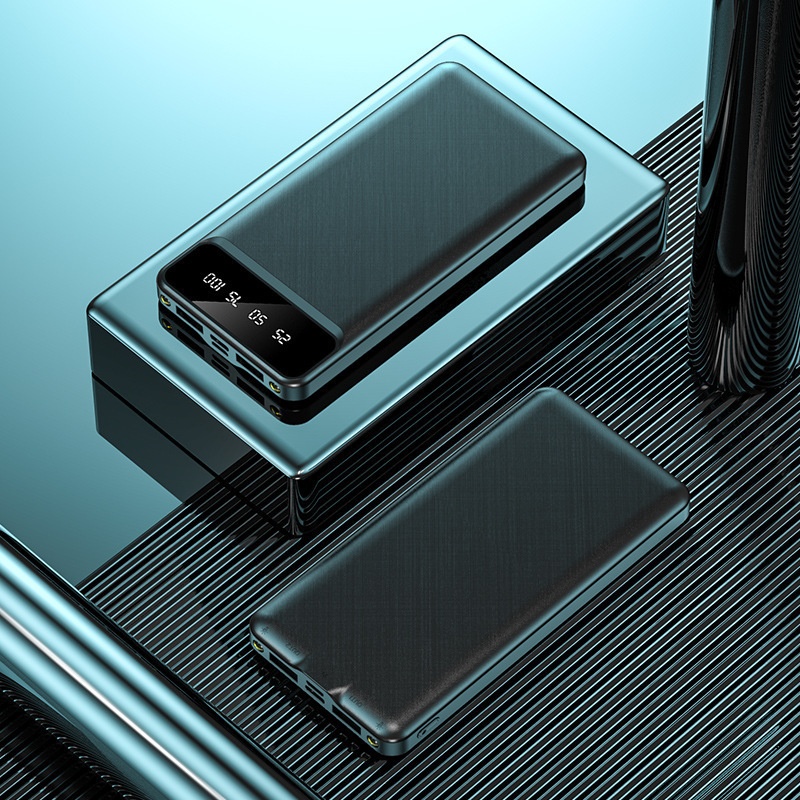 Fast Charge With Cable Power Bank 20000 MA Large Capacity Mobile Supply