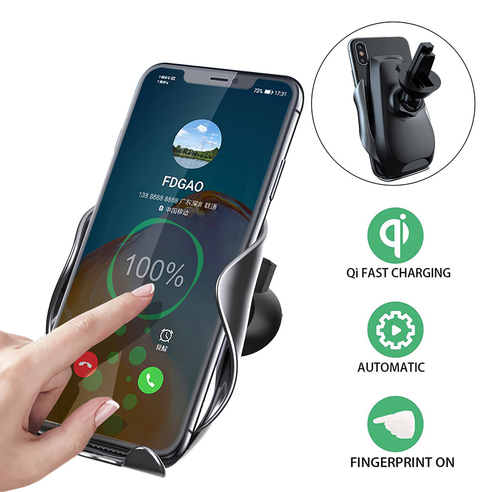 Fdgao 15W Infrared Touch Sensor Car Wireless Charger Is Suitable For Wireless Charging