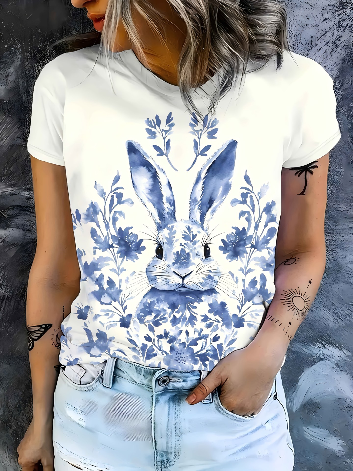 Foreign Trade Hotselling 3D Digital Printing Summer Sport Women's Summer Loose Breathable