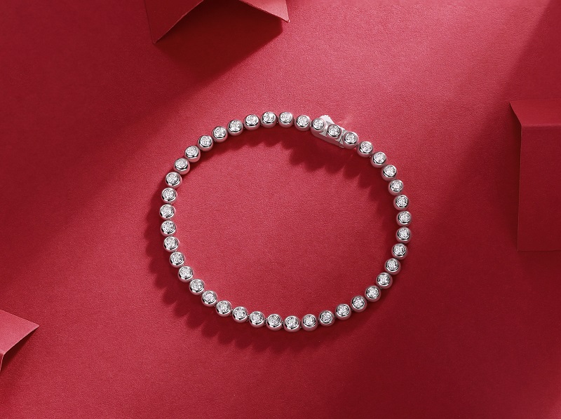 Galaxy Dream - A Luxurious And Fashionable Light Luxury Jewelry Silver Bracelet Set With