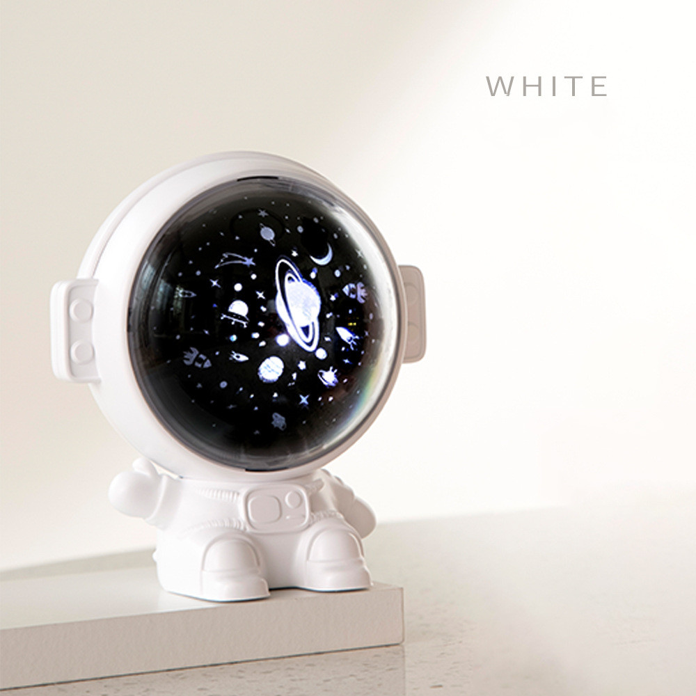 Galaxy Star Projector Starry Sky Night Light Astronaut Lamp Room Decr Gift Child Kids Baby