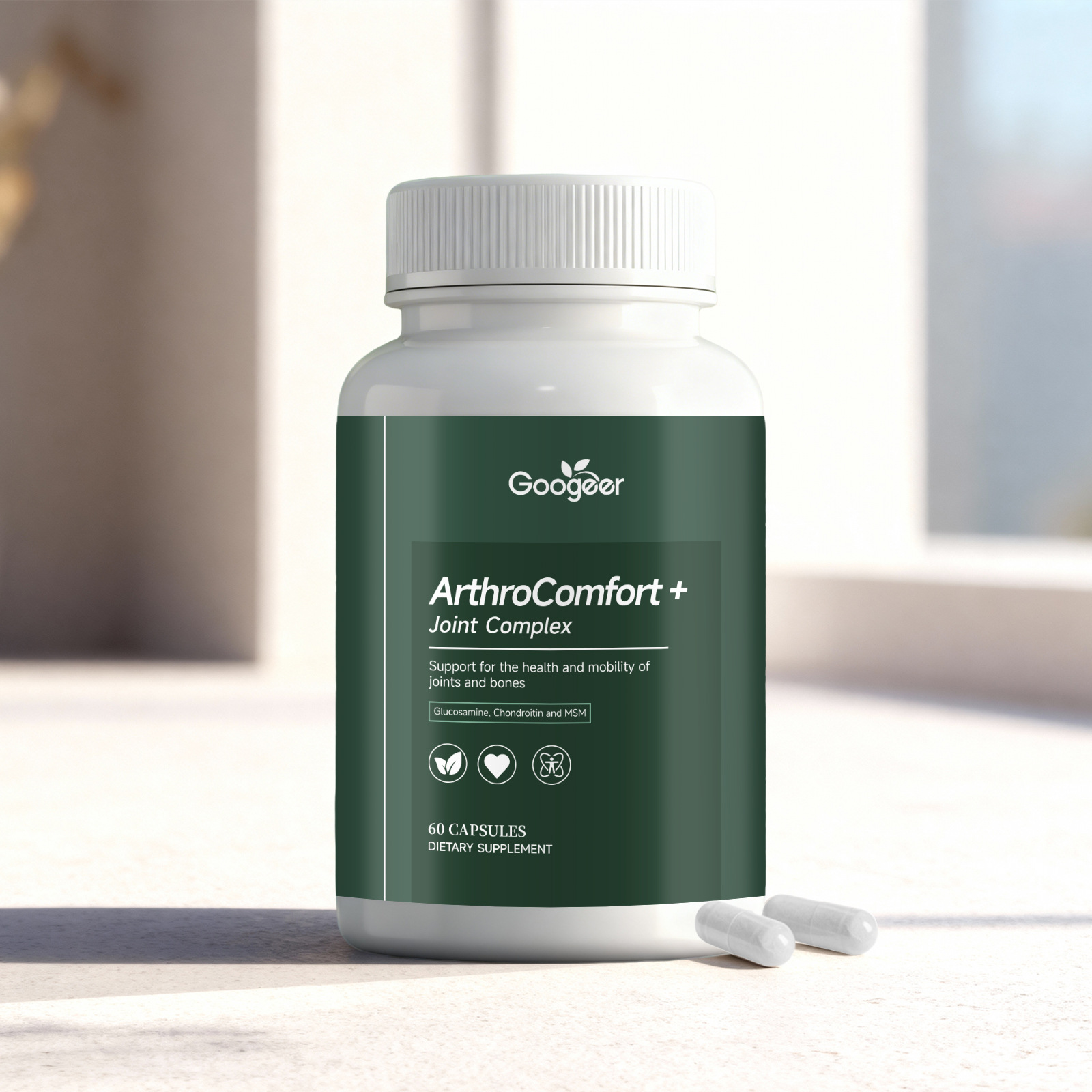 Cápsulas para el cuidado suave de las articulaciones del cuerpo