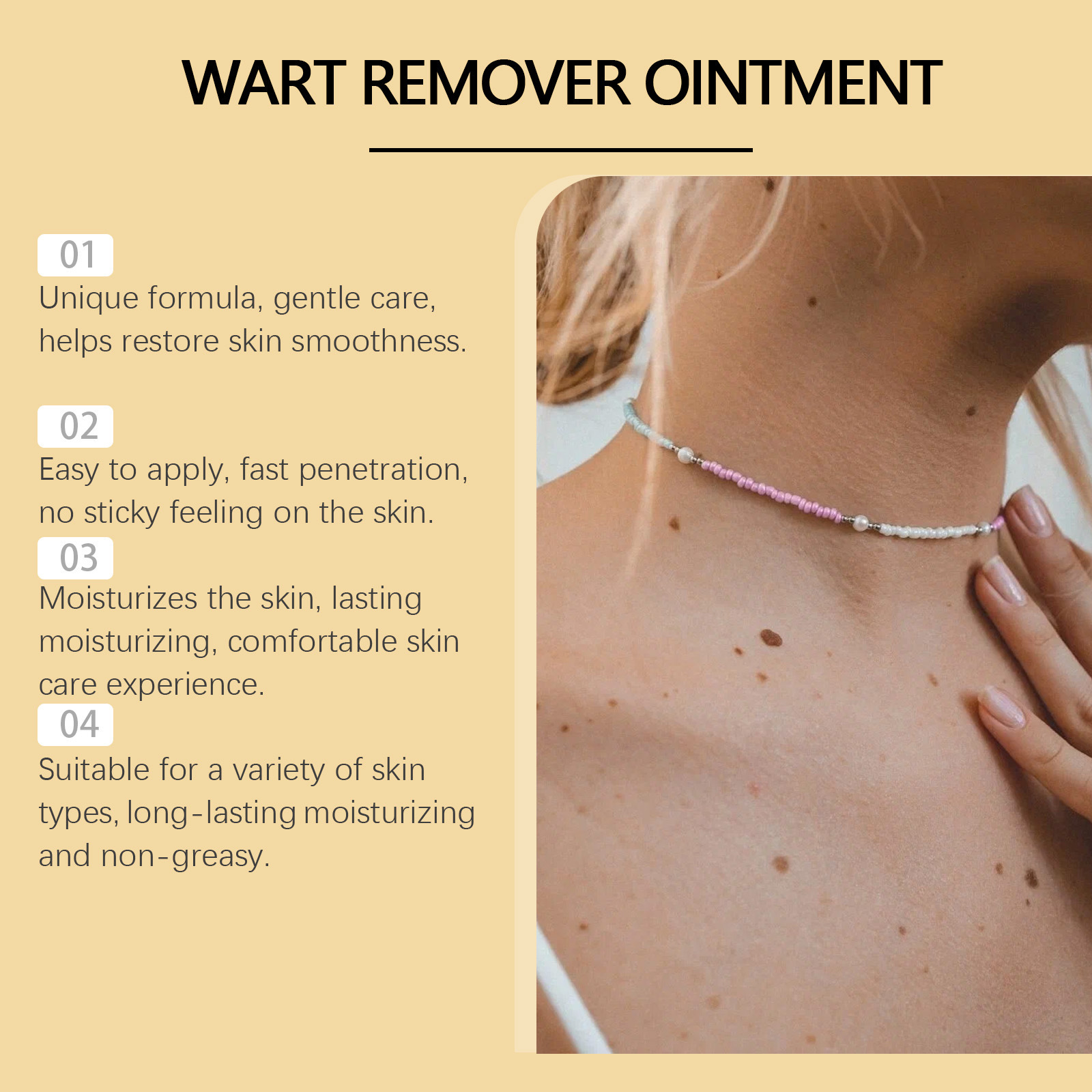 Gentle Cleansing Smooth Body Skin Moisturizing Skin Mole Bee