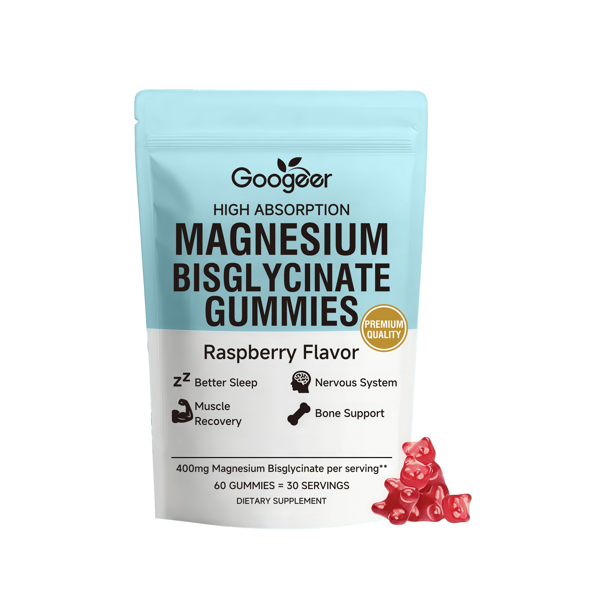 Sanfte Inhaltsstoffe für die tägliche Pflege und einen erholsamen Schlaf. Magnesiumglycinat-Gummis