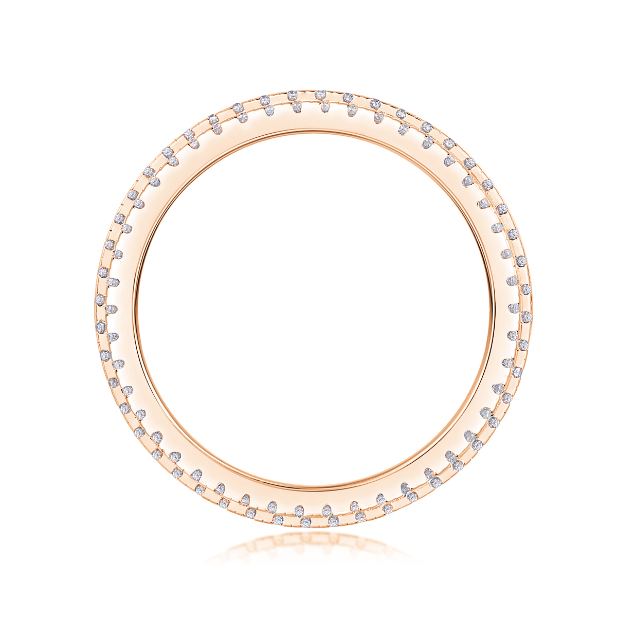 Gentle Melody - A Wedding Ring Set With Top-quality Moissanite Silver And Platinum-plated