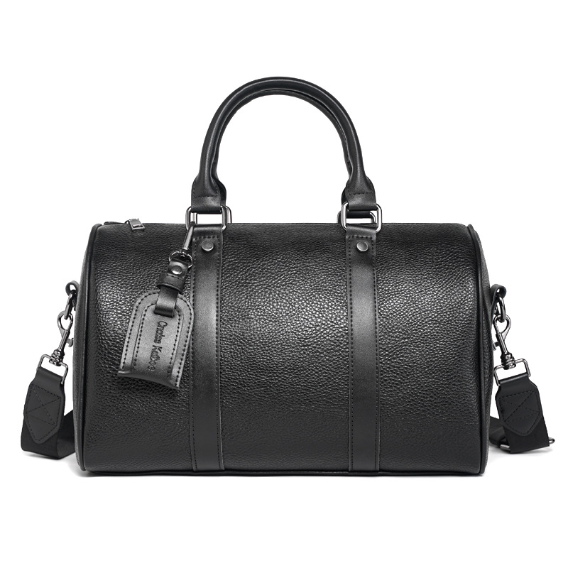 Genuine Leather Vintage With Lychee Grain Can Be Worn As A Shoulder Bag Or Crossbody