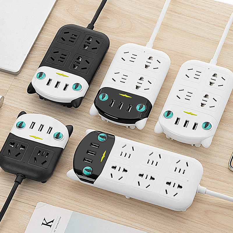 Geschenk Smart USB-Buchse kreative Katze Reihe Patch Panel Patch Panel multifunktionale Haushalt