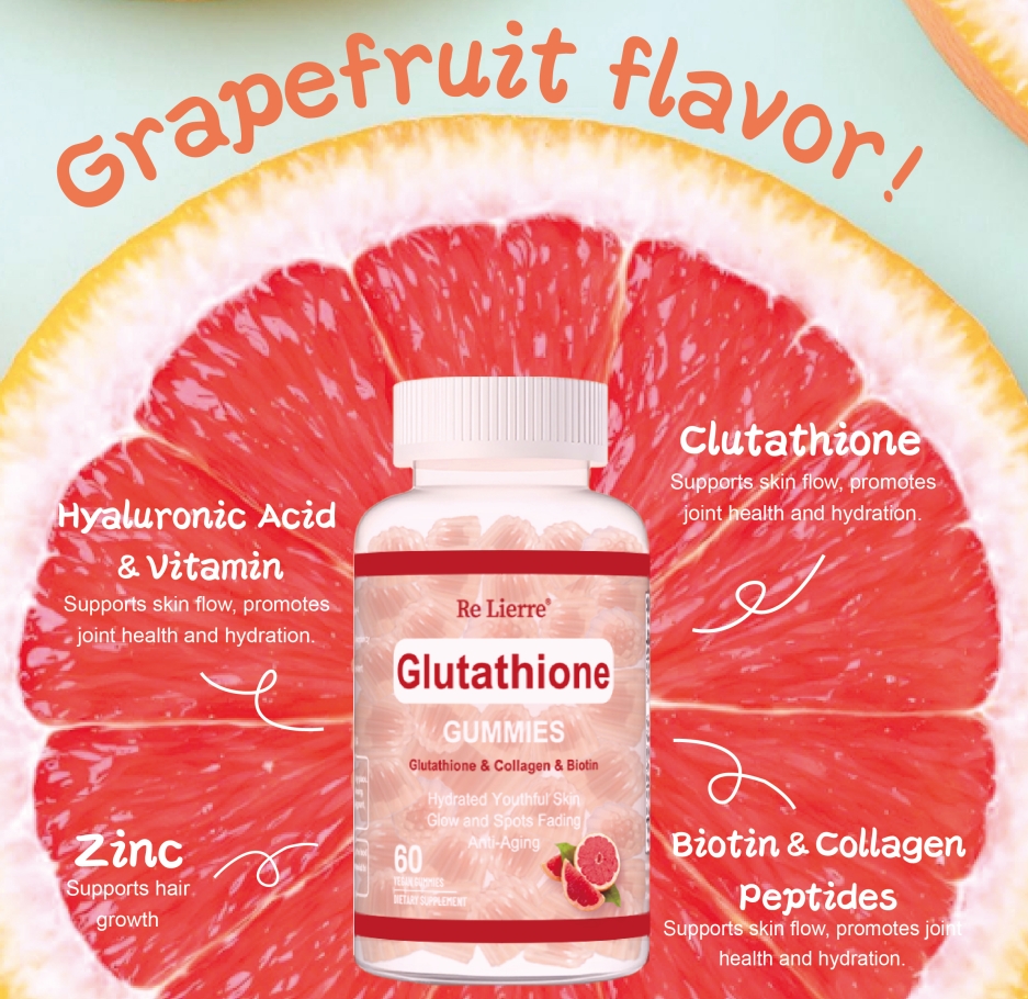 Gomitas de Colágeno Glutatión Sabor Pomelo