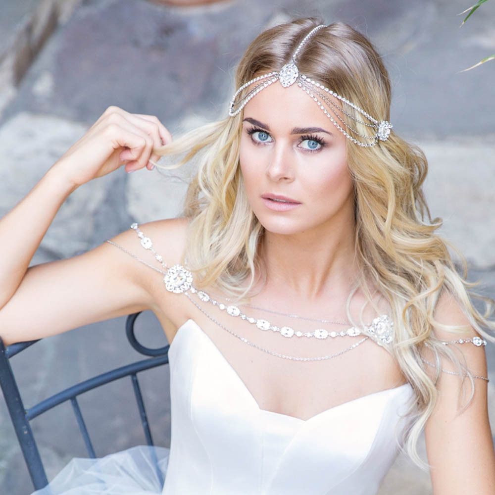 Gothic headband bridal tiara
