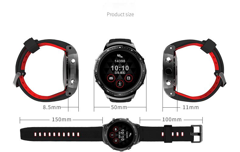 H1-Smartwatch mit rundem Bildschirm
