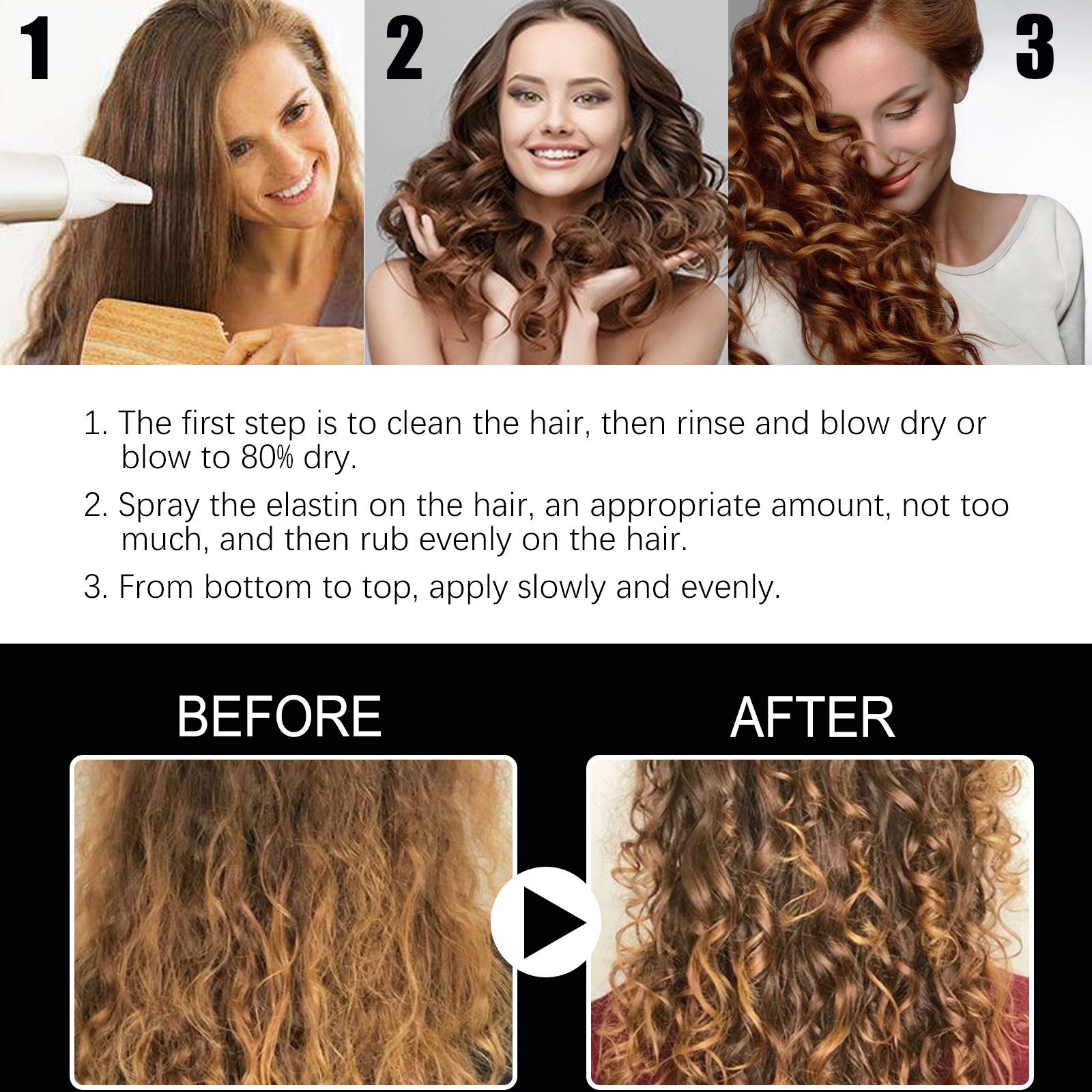 Hair Setting Spray - Volumizing Moisturizing Styling Spray With Niacinamide, Purslane