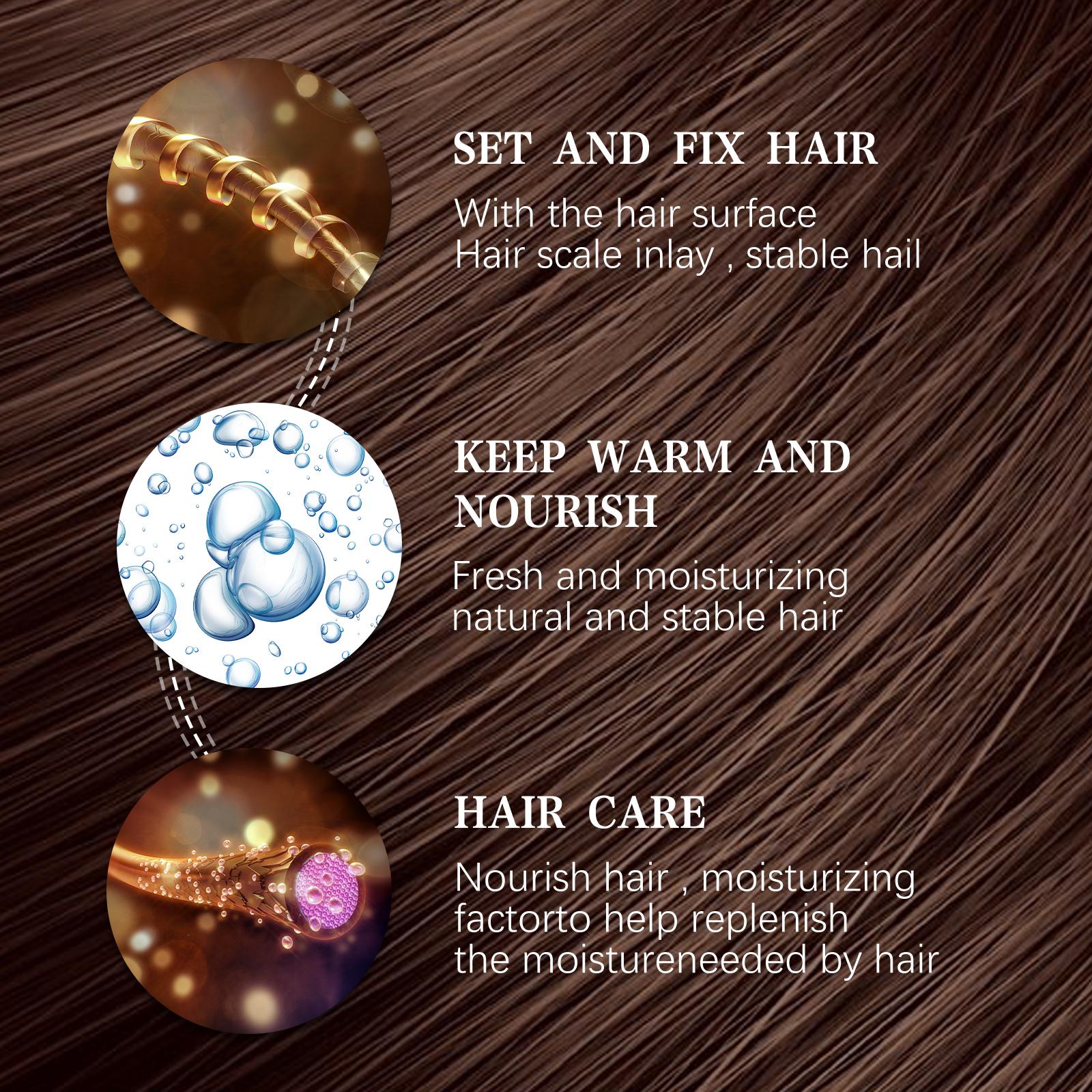 Hair Setting Spray - Volumizing Moisturizing Styling Spray With Niacinamide, Purslane