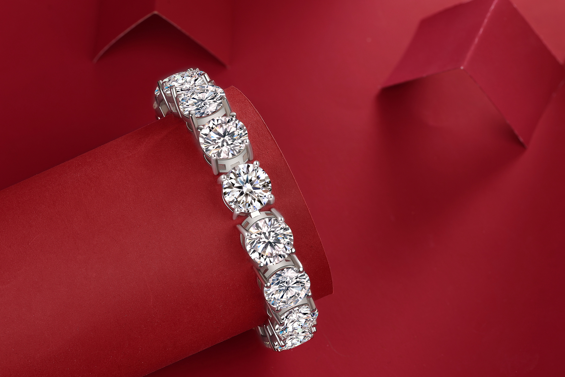 Half Summer Splendor - Luxuriöser und modischer leichter Luxusschmuck, Silberarmband und