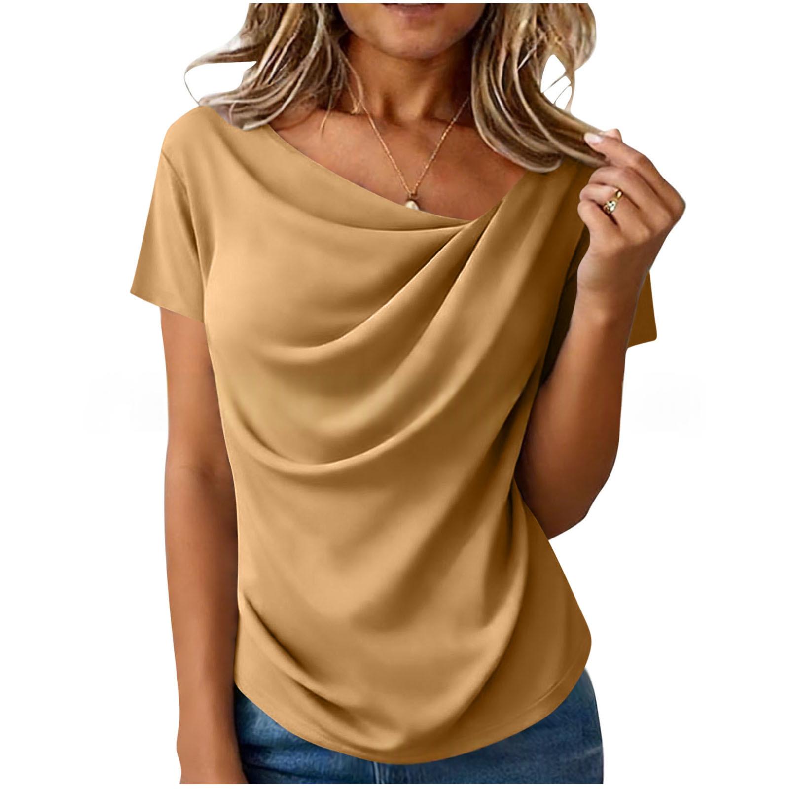 Halterneck Off-shoulder Short-sleeve Knit Top