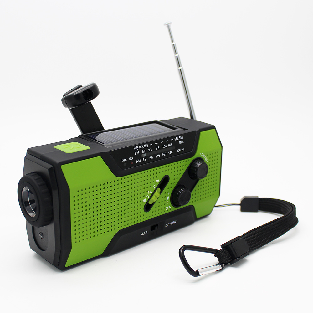 Solarni radio sa ručnim pogonom